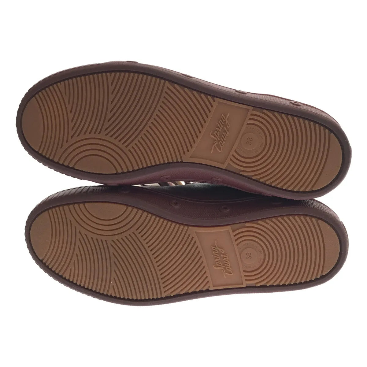 【美品】  SPRING COURT / スプリングコート | レザー ラバーソール スニーカー | 36 | ワインレッド | レディース