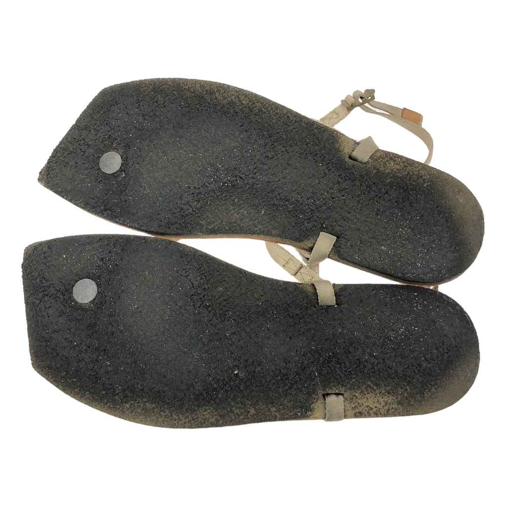 AURALEE / オーラリー | 2023SS | BELTED LEATHER SANDALS MADE BY FOOT THE COACHER ベルテッド レザー サンダル フットザコーチャー | 9 | ベージュ | メンズ