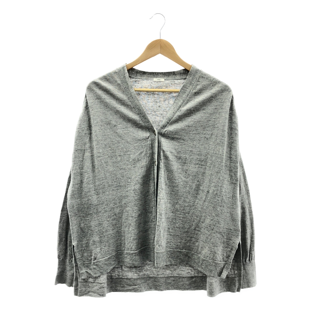 IENA / 예나 | 2022SS | Pasha / 린넨 코튼 와이드 V 넥 가디건 | M | 여성