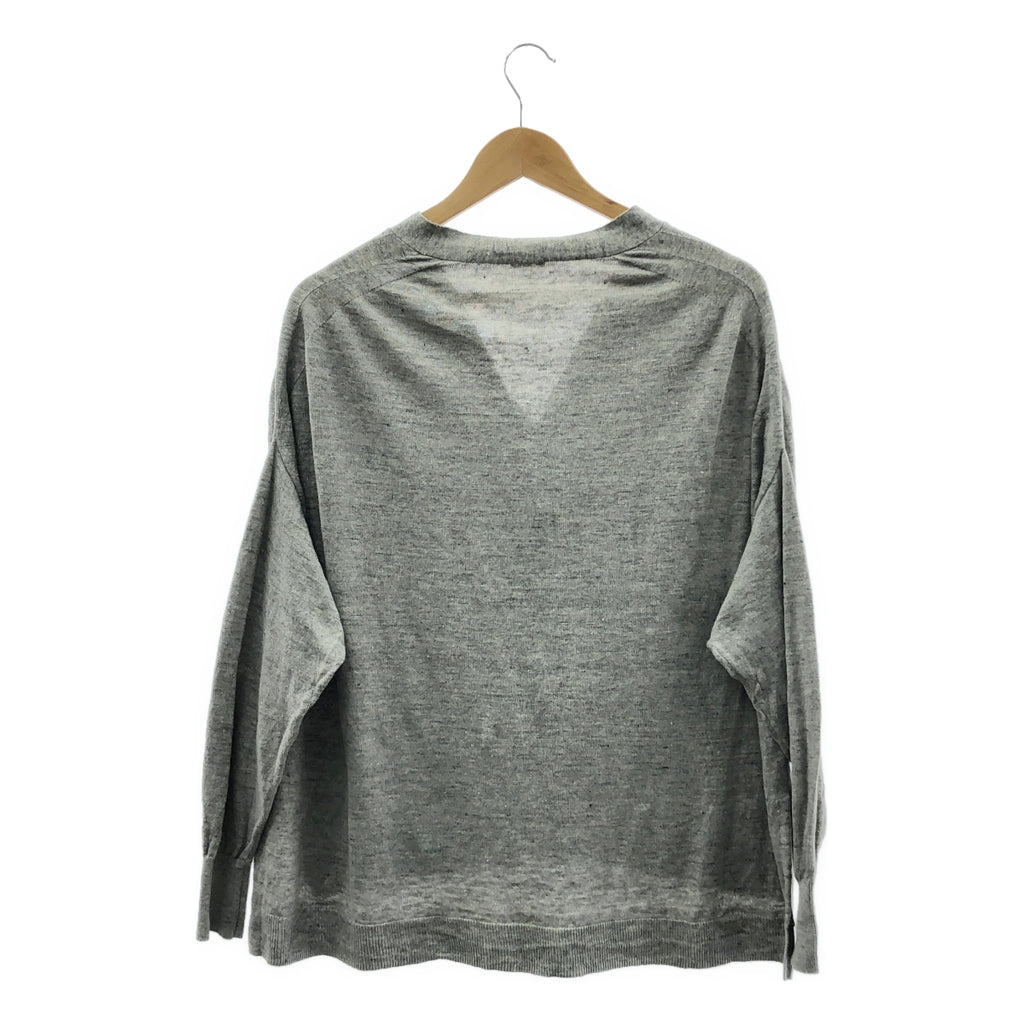 IENA / 예나 | 2022SS | Pasha / 린넨 코튼 와이드 V 넥 가디건 | M | 여성