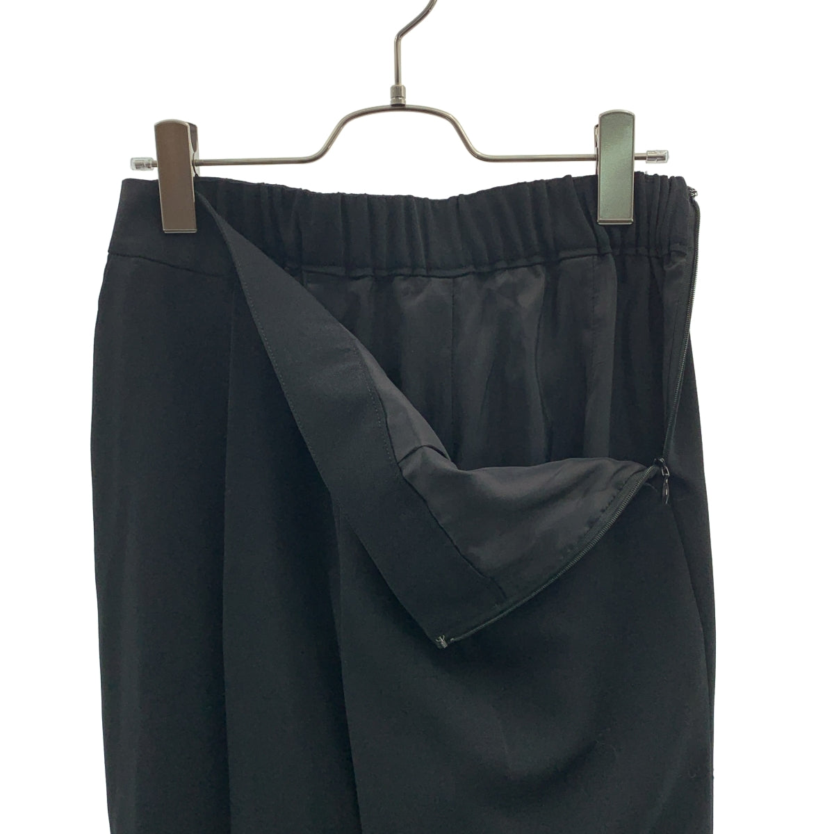 ADORE / 어도어 | 이지 폴리에스테르 라이트 백 웨스트 고무 팬츠 / 안감 첨부 | 36 |