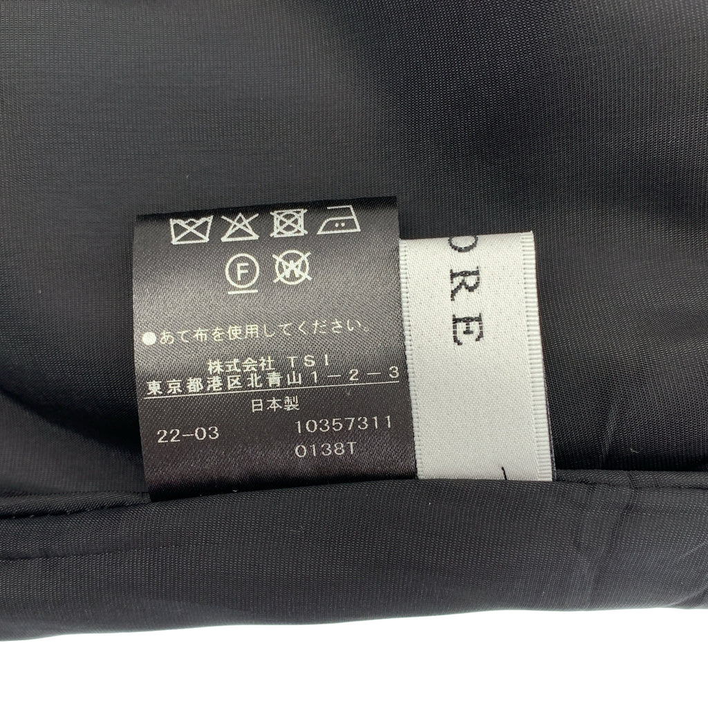 ADORE / 어도어 | 이지 폴리에스테르 라이트 백 웨스트 고무 팬츠 / 안감 첨부 | 36 |