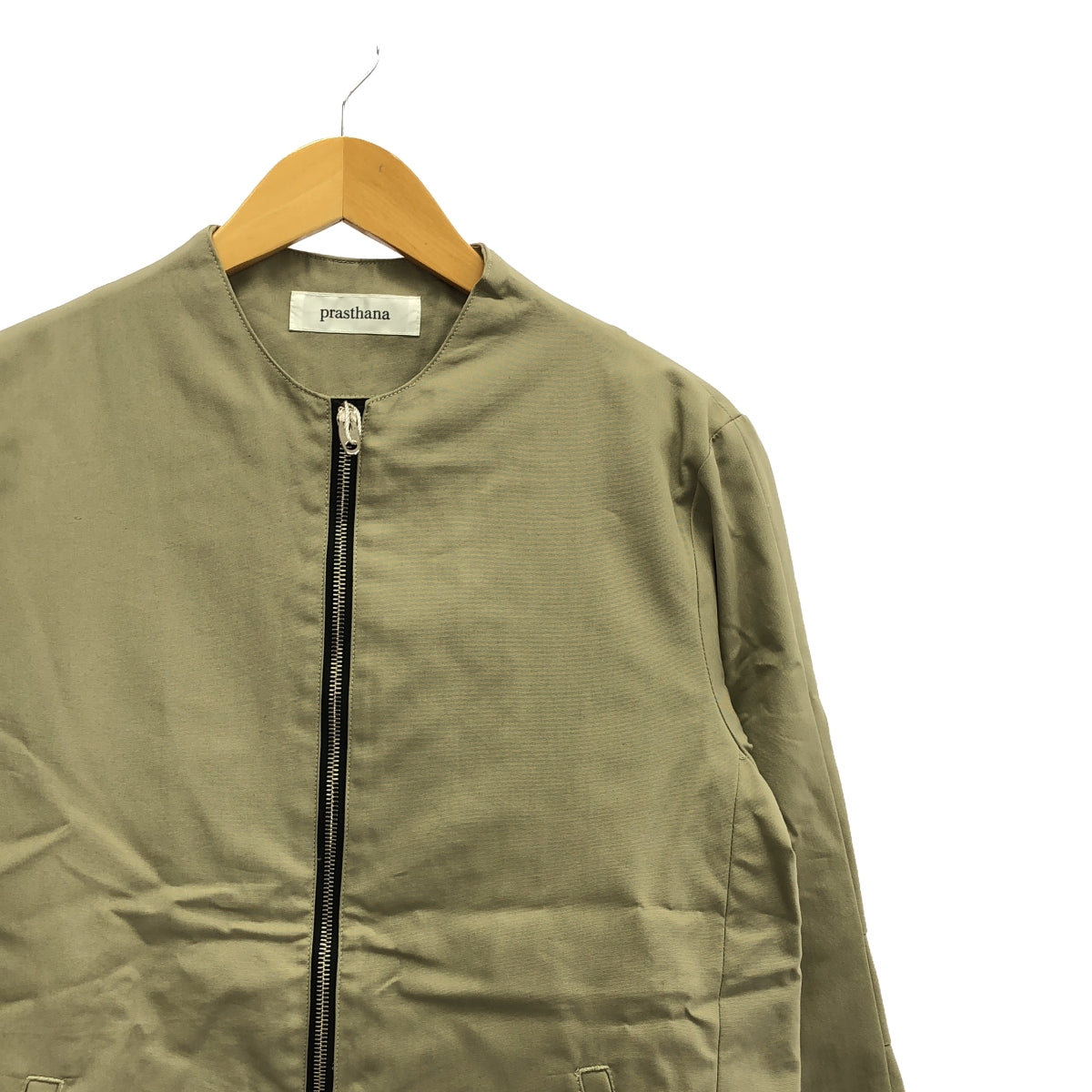 【新品】  prasthana / プラスターナ | fluent blouson | M | ベージュ | メンズ