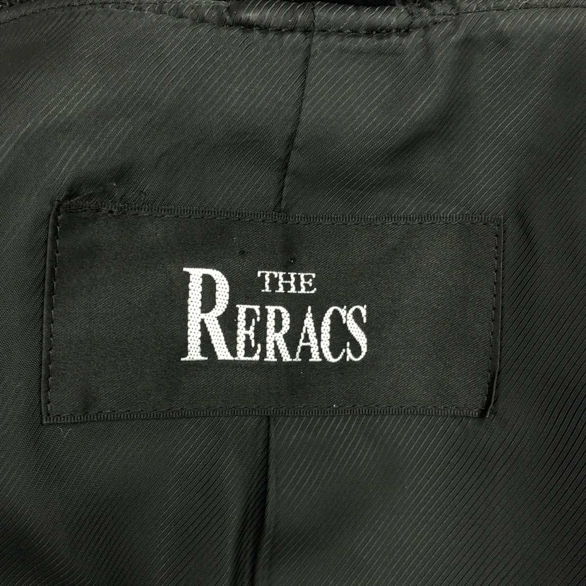 THE RERACS / ザリラクス | ボアライナー付 スタジアムジャンパー | 38 | ブラック / ホワイト | レディース
