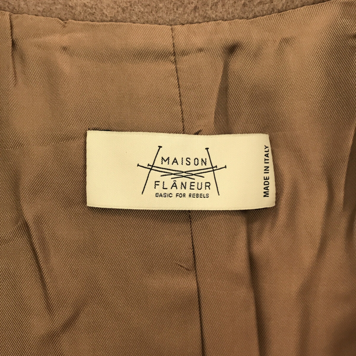 MAISON FLANEUR / Maison Flaner | Cashmere blend Chester coat / Fully lined | 46 | camel | Men's