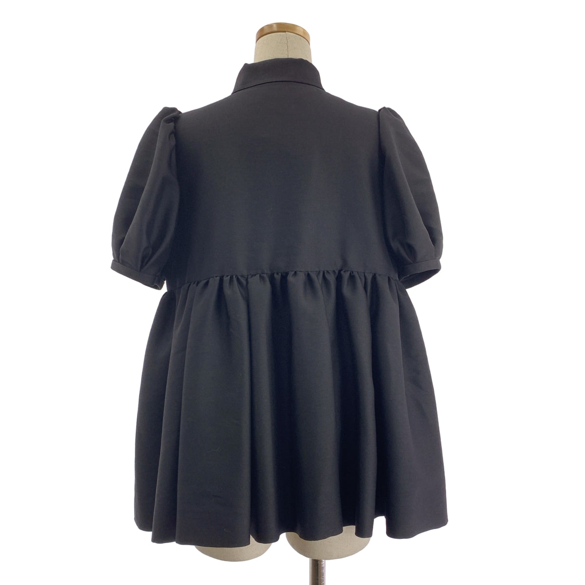 KEINA RITA / 케이나 리타 | 실크 믹스 볼륨 슬리브 보우 타이 개더 블라우스 / 안감 포함 | F | 여성