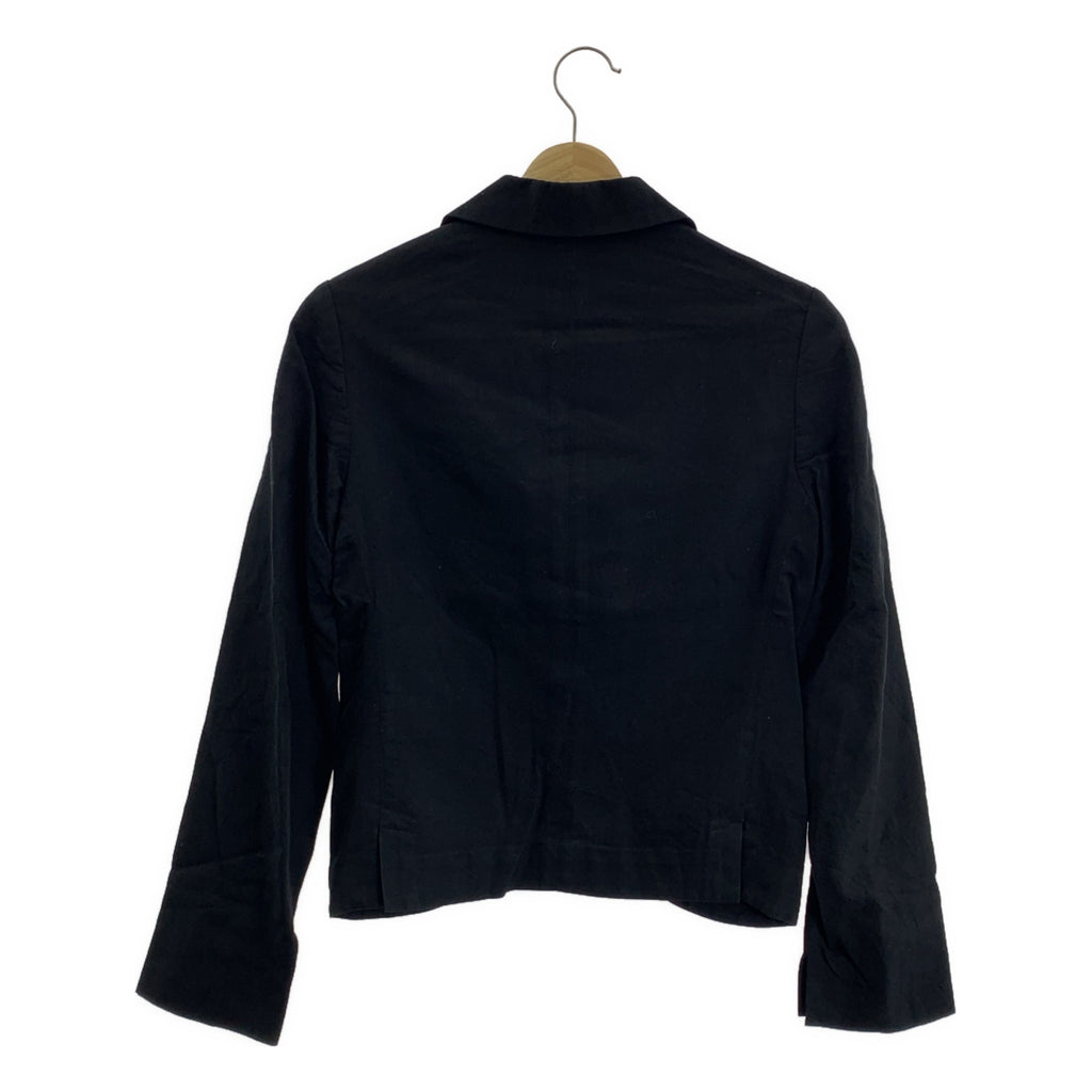 YOHJI YAMAMOTO +NOIR / ヨウジヤマモトプリュスノアール | 2006SS | キュプラ コットン混 テーラードジャケット | 1 | レディース