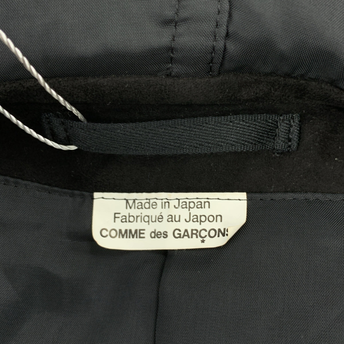 【美品】  COMME des GARCONS HOMME PLUS / コムデギャルソンオムプリュス | 2022AW | ノマド期 かぶりジャケット フェイクスエード プルオーバー フーデッドコート | S | ブラック | メンズ