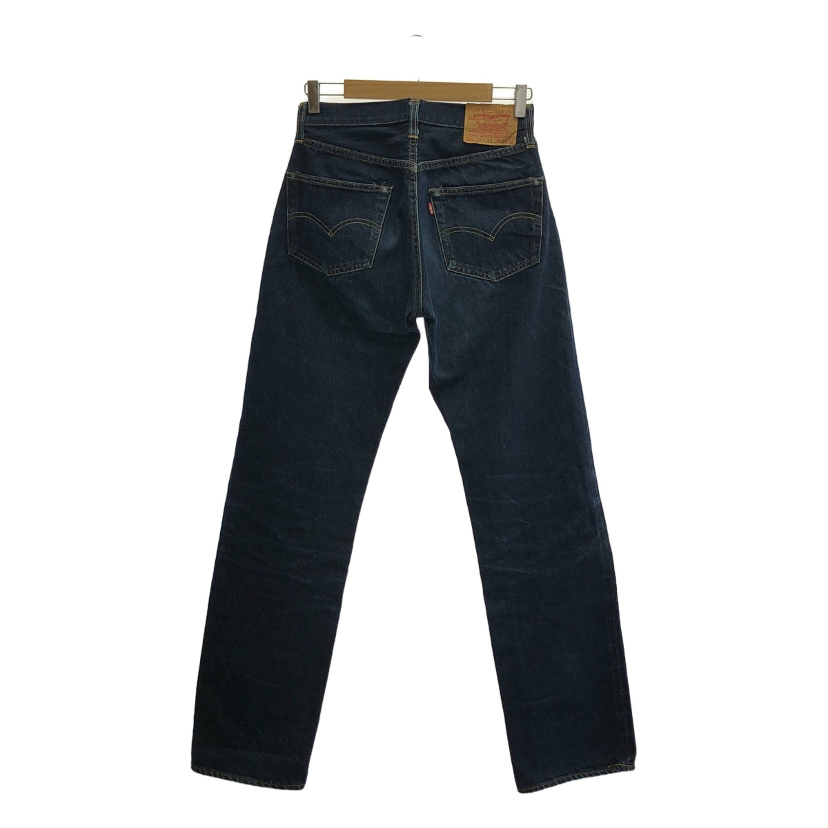 Levi's | 90 年代~ / 1999 501 美國製造 555 印有 Valencia 工廠赤耳深藍色牛仔褲 | 30 |靛藍 |男士