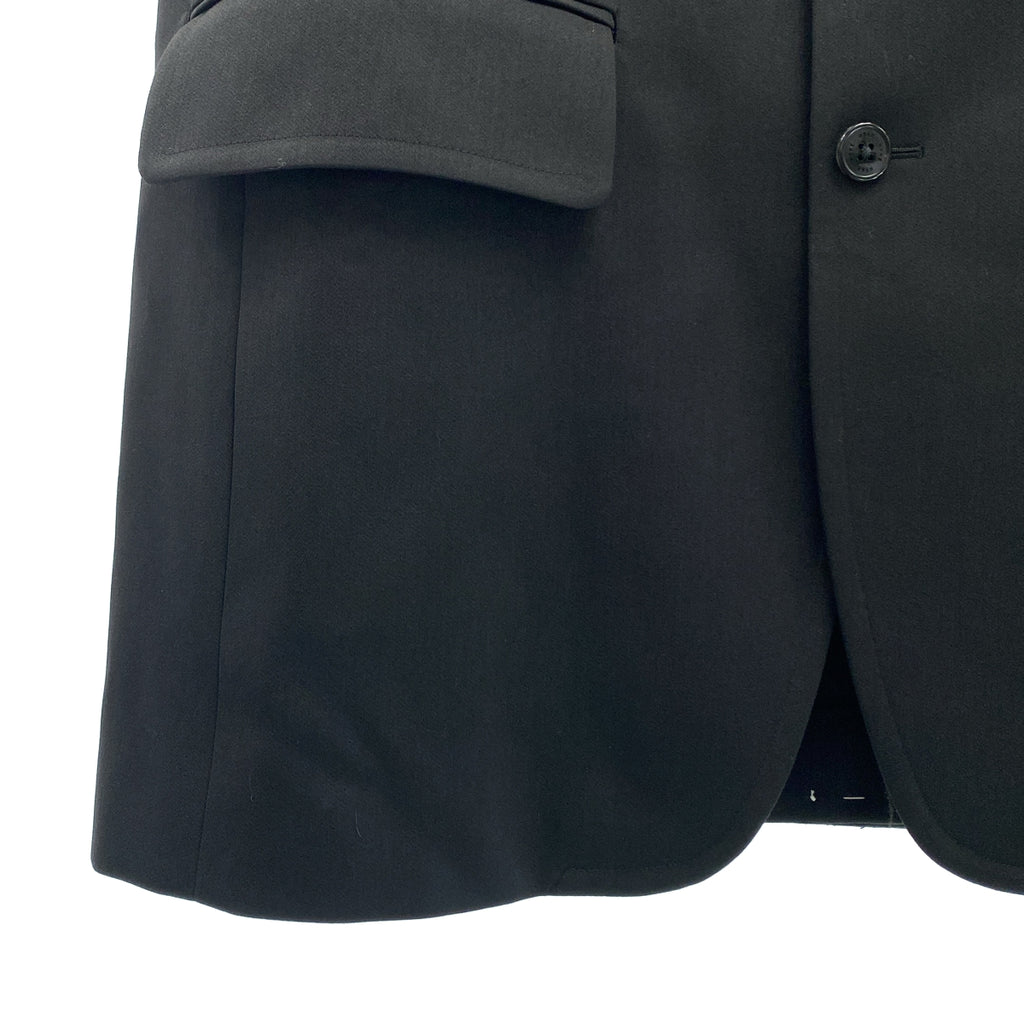 HYKE / ハイク | 2023AW | DOUBLE CLOTH VEST / オーバーシルエット ロゴボタン スリーブレス ジャケット ベスト |