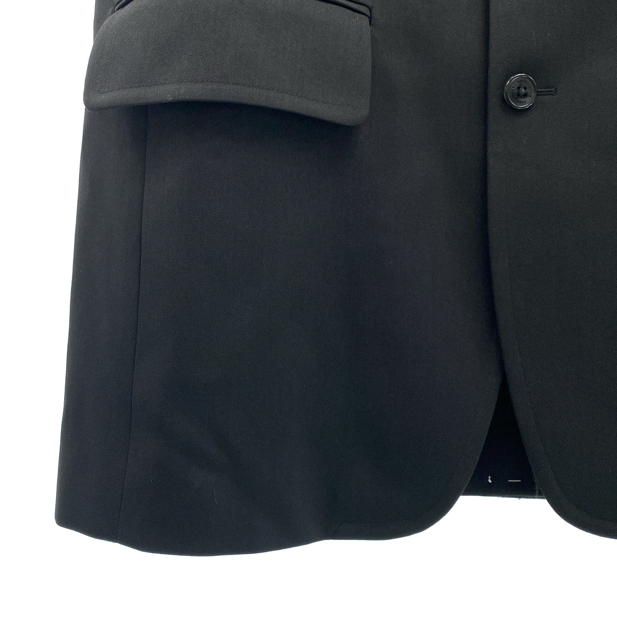 HYKE / ハイク | 2023AW | DOUBLE CLOTH VEST / オーバーシルエット ロゴボタン スリーブレス ジャケット ベスト |