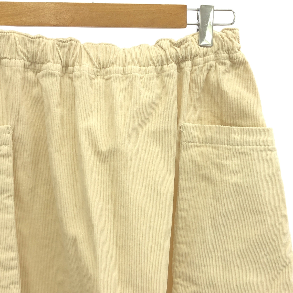 R &amp; DMCo- / 올드 맨즈 재단사 | 코듀로이 포켓 스커트 | S | 오프 화이트 | 여성