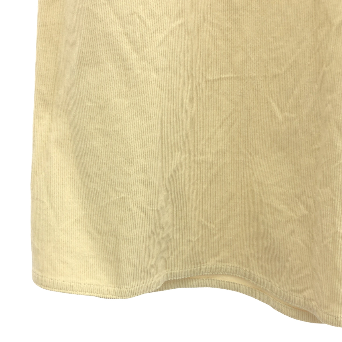 R &amp; DMCo- / 올드 맨즈 재단사 | 코듀로이 포켓 스커트 | S | 오프 화이트 | 여성