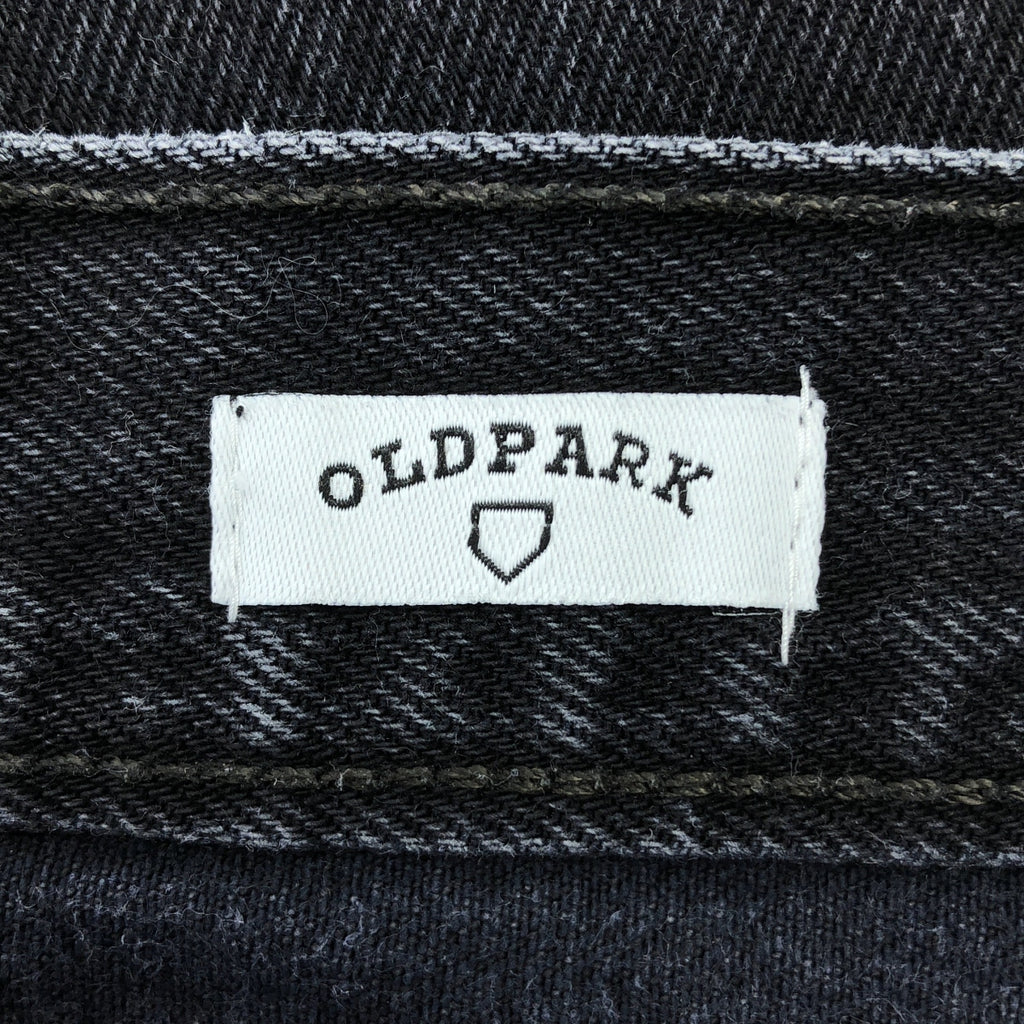 OLD PARK / 올드 파크 | 데미지 가공 프린지 데님 팬츠 | XS | 남성