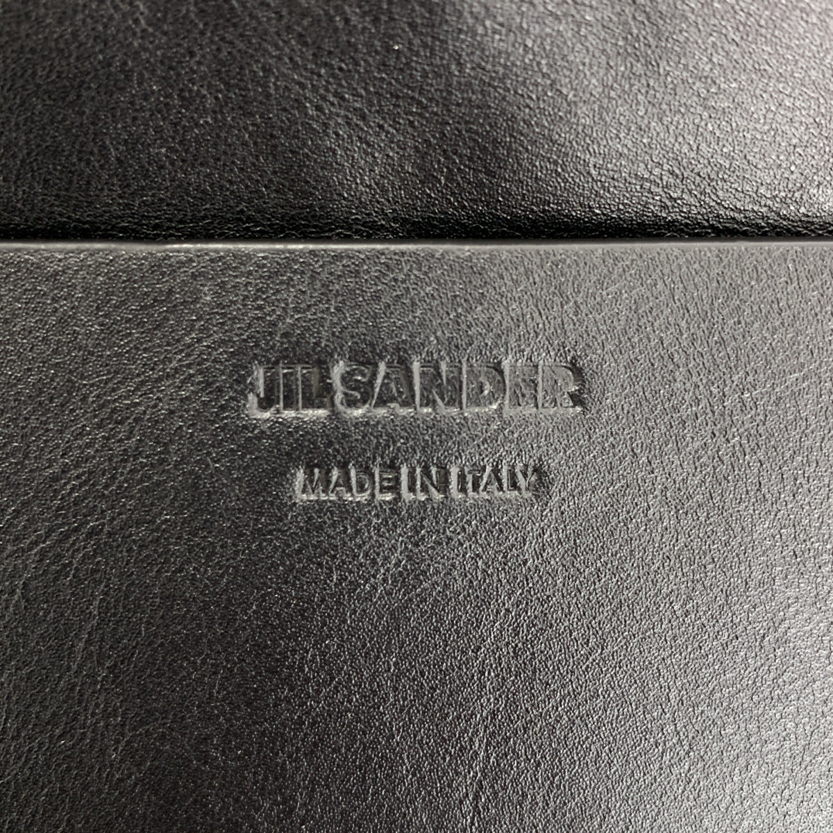 JIL SANDER / ジルサンダー | market tote / レザー ロゴ マーケット トートバッグ / ユニセックス |