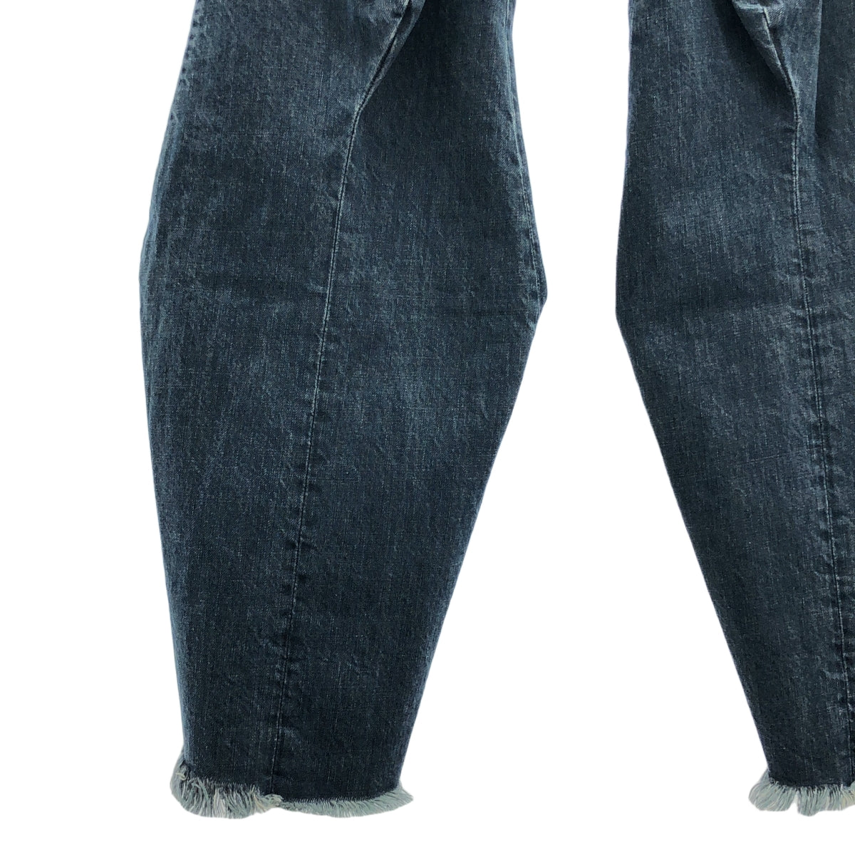 EJ SHEYANG / イージェイ シェヤン | BOOTCUT SOUAT DENIM TROUSERS フレア デニムパンツ | L | インディゴ | レディース