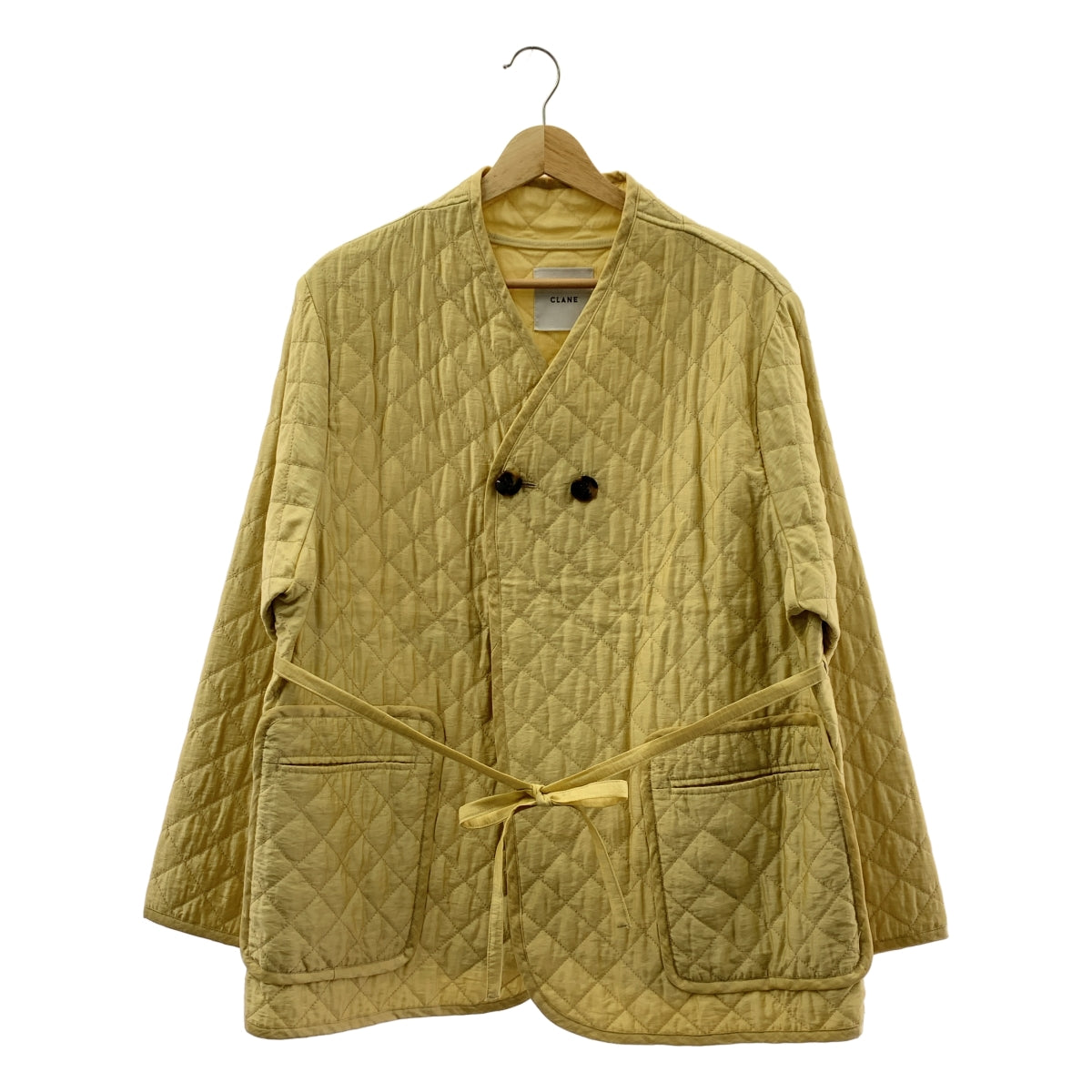 CLANE / クラネ | QUILTING NO COLLAR JACKET キルティング ノーカラージャケット | 1 | レディース