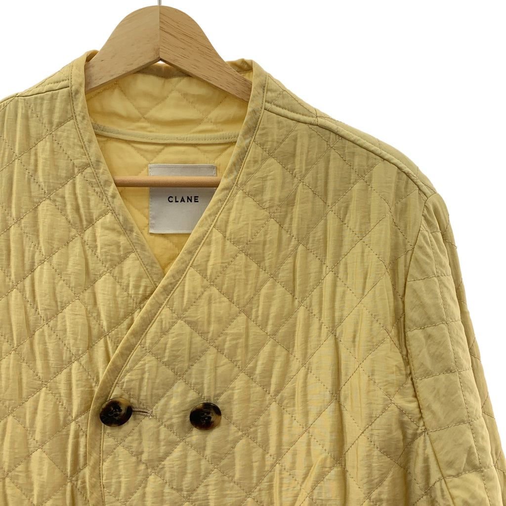 CLANE / クラネ | QUILTING NO COLLAR JACKET キルティング ノーカラージャケット | 1 | レディース
