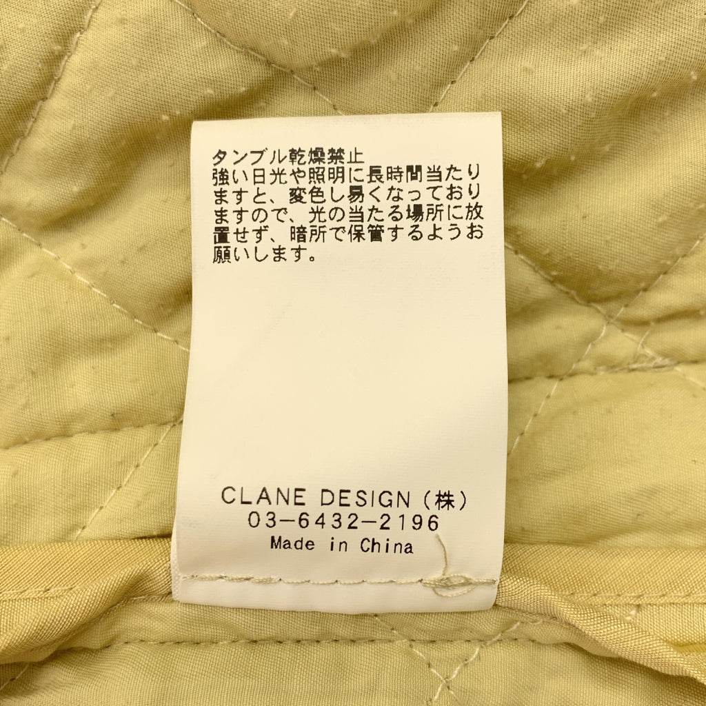 CLANE / クラネ | QUILTING NO COLLAR JACKET キルティング ノーカラージャケット | 1 | レディース