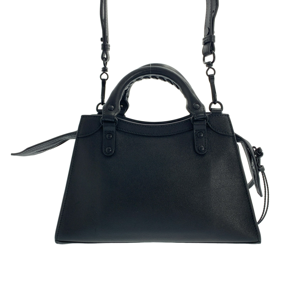 【美品】  BALENCIAGA / バレンシアガ | ネオクラシックシティ XS 2way レザー ショルダーバッグ / 696495 | ブラック | レディース