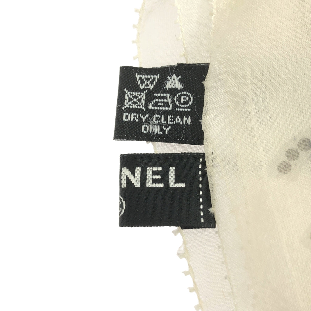 CHANEL / シャネル | シルク ココマーク 大判ストール |