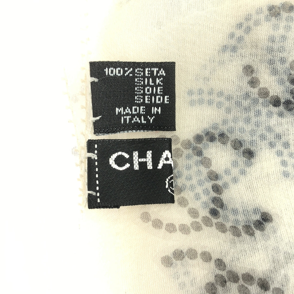 CHANEL / シャネル | シルク ココマーク 大判ストール |