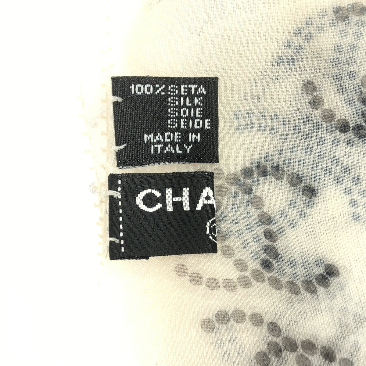 CHANEL / シャネル | シルク ココマーク 大判ストール |