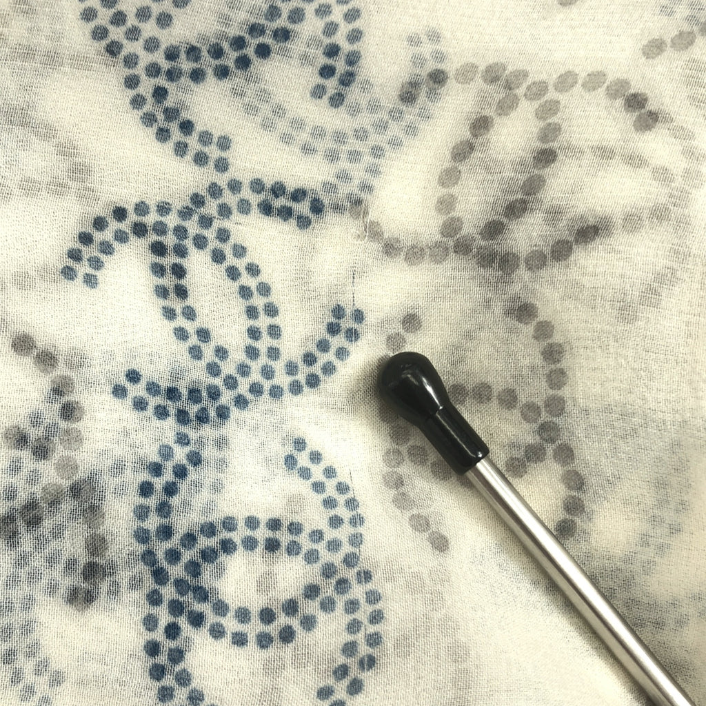 CHANEL / シャネル | シルク ココマーク 大判ストール |