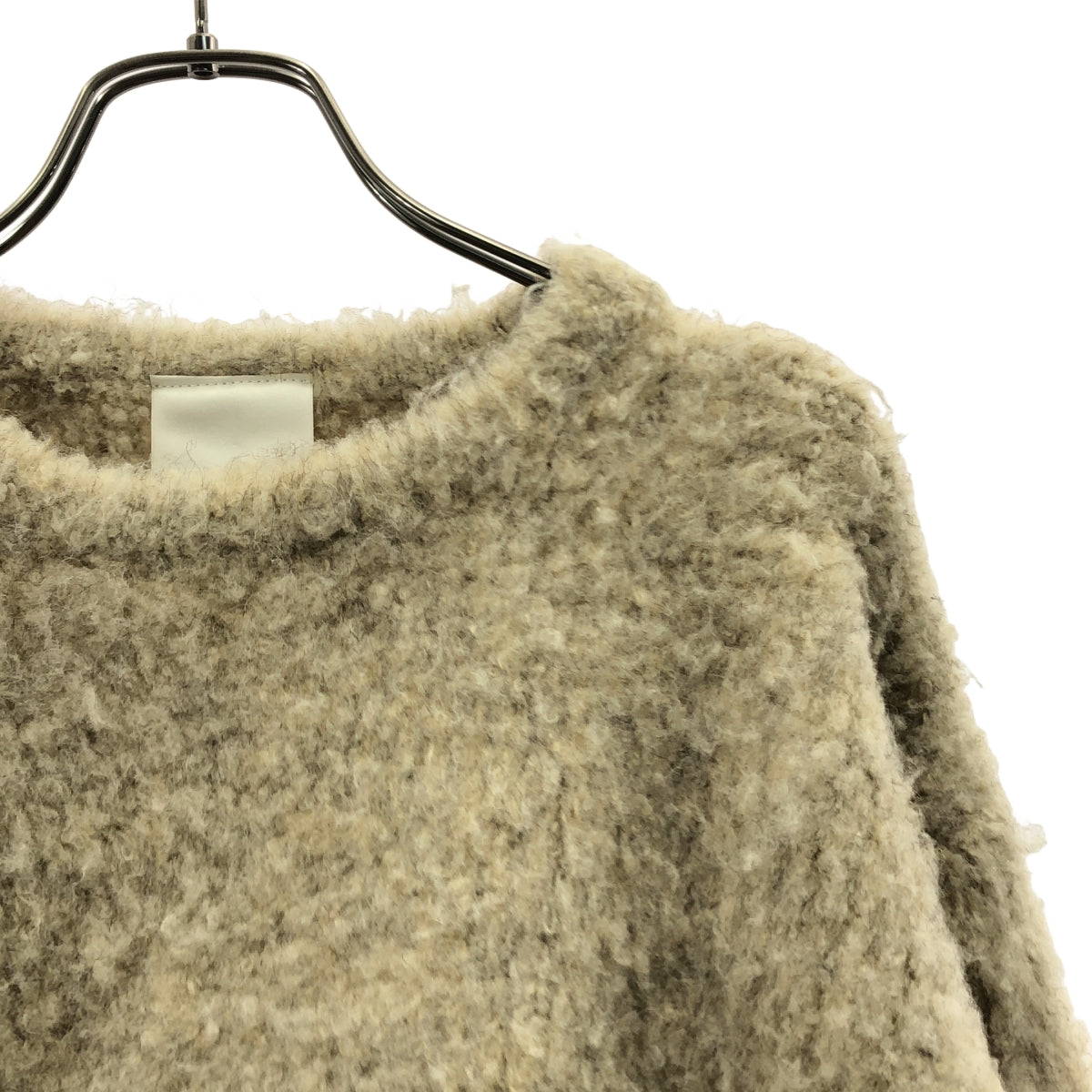 Whim Gazette / ウィムガゼット | ミックスヤーンクルーネックニットプルオーバー | F | レディース