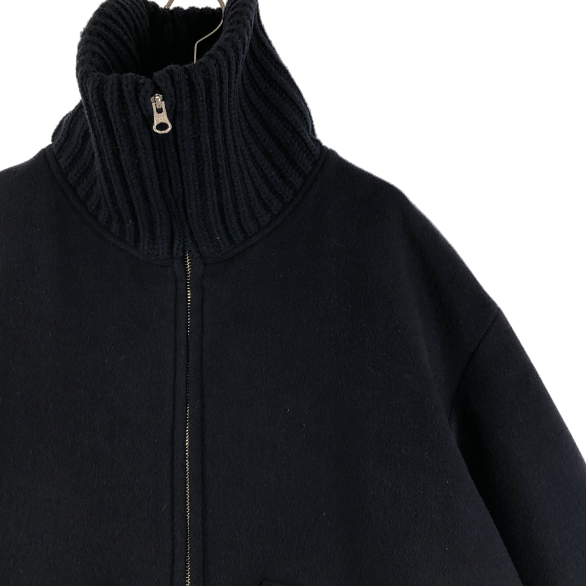 IENA / イエナ | 2024AW | ロイヤルジーロン ビーバー畦ニットカラーコート / 総裏地 | 38 | レディース