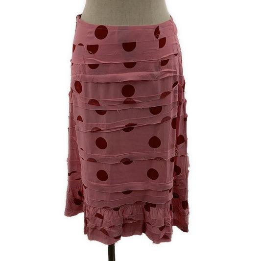 COMME des GARCONS | 經編布料2003春夏 |波點不對稱疊層半身裙| SHOPBOP S |女性的