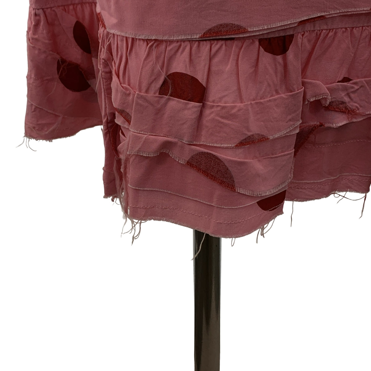COMME des GARCONS | 經編布料2003春夏 |波點不對稱疊層半身裙| SHOPBOP S |女性的