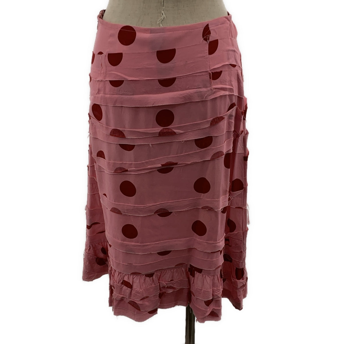 COMME des GARCONS | 經編布料2003春夏 |波點不對稱疊層半身裙| SHOPBOP S |女性的
