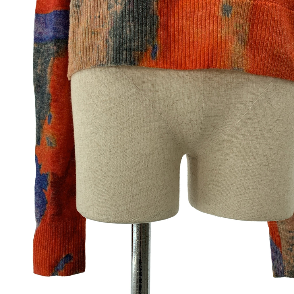 VIVIENNE WESTWOOD RED LABEL / ヴィヴィアンウエストウッドレッドレーベル | ユニオンジャック オフショルダー ニット | 00 | レディース