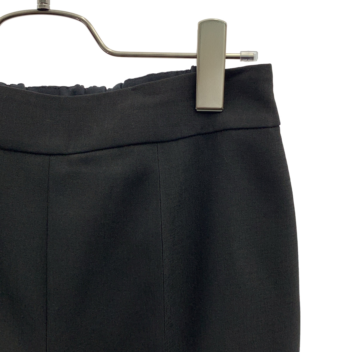 ADORE / 아도어 | 센터 ​​프레스 백 웨스트 고무 사이드 지퍼 슬랙스 팬츠 | 36 | 여성