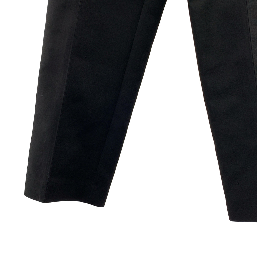 ADORE / 아도어 | 센터 ​​프레스 백 웨스트 고무 사이드 지퍼 슬랙스 팬츠 | 36 | 여성