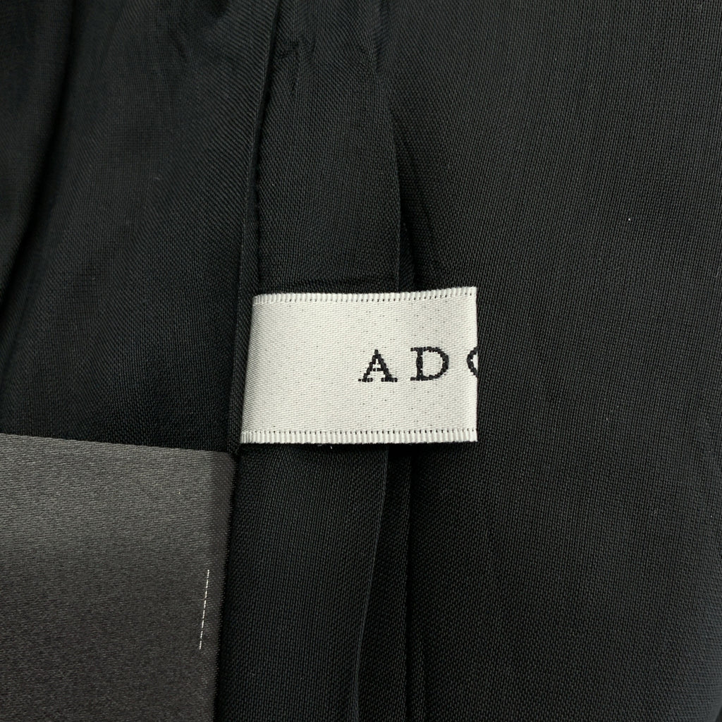 ADORE / 아도어 | 센터 ​​프레스 백 웨스트 고무 사이드 지퍼 슬랙스 팬츠 | 36 | 여성