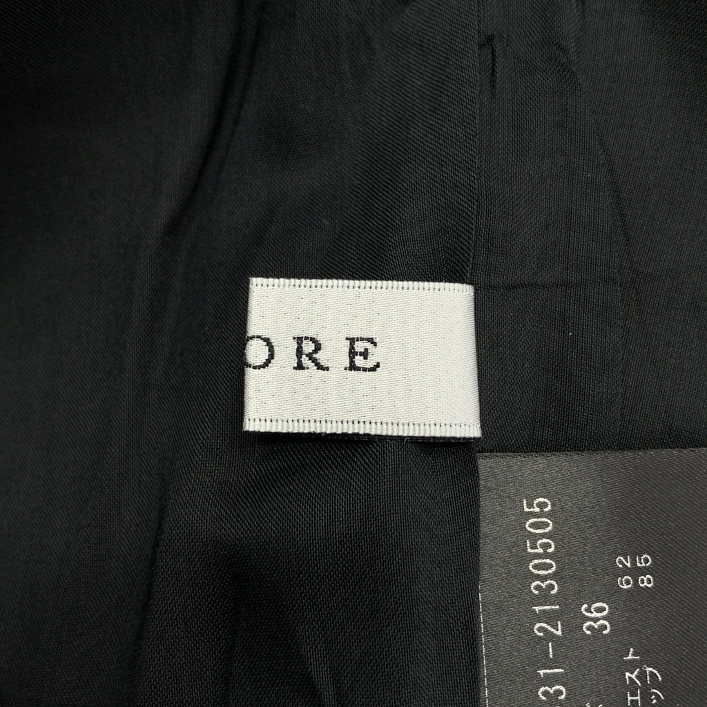 ADORE / 아도어 | 센터 ​​프레스 백 웨스트 고무 사이드 지퍼 슬랙스 팬츠 | 36 | 여성