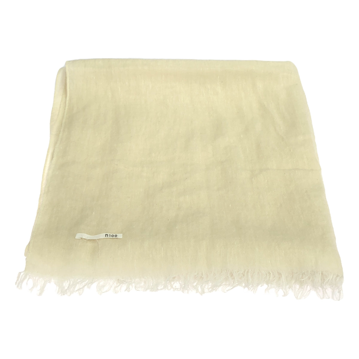 n100 / N100 | Linen cashmere stole | Ivory