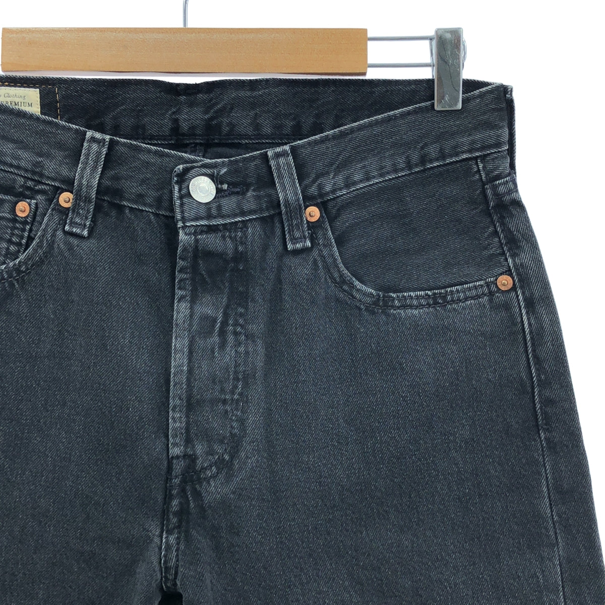 Levi's / リーバイス | 501 ORIGINAL FIT ブラック カスタム デニム パンツ | W30 |