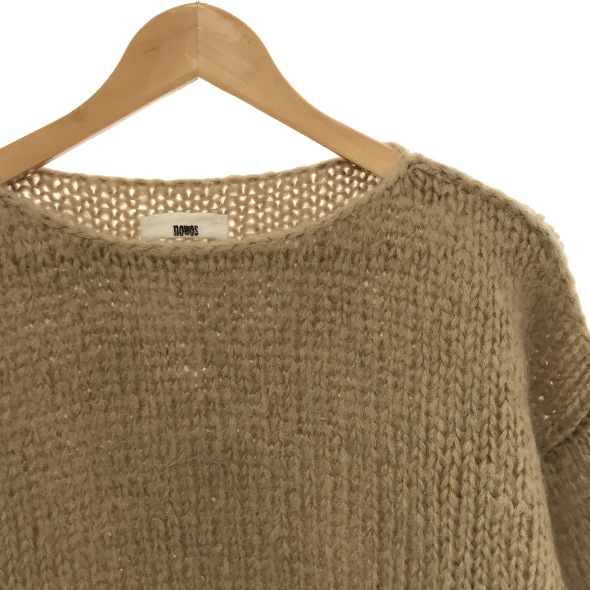 【美品】  NOWOS / ノーウォス | 2019AW | Mohair pullover knit ニット | F | ベージュ | レディース