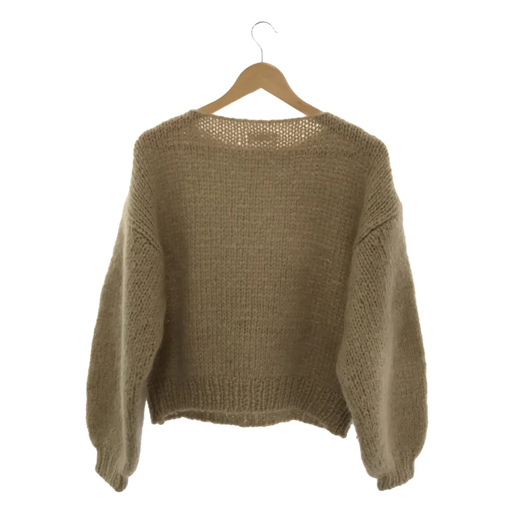 【美品】  NOWOS / ノーウォス | 2019AW | Mohair pullover knit ニット | F | ベージュ | レディース