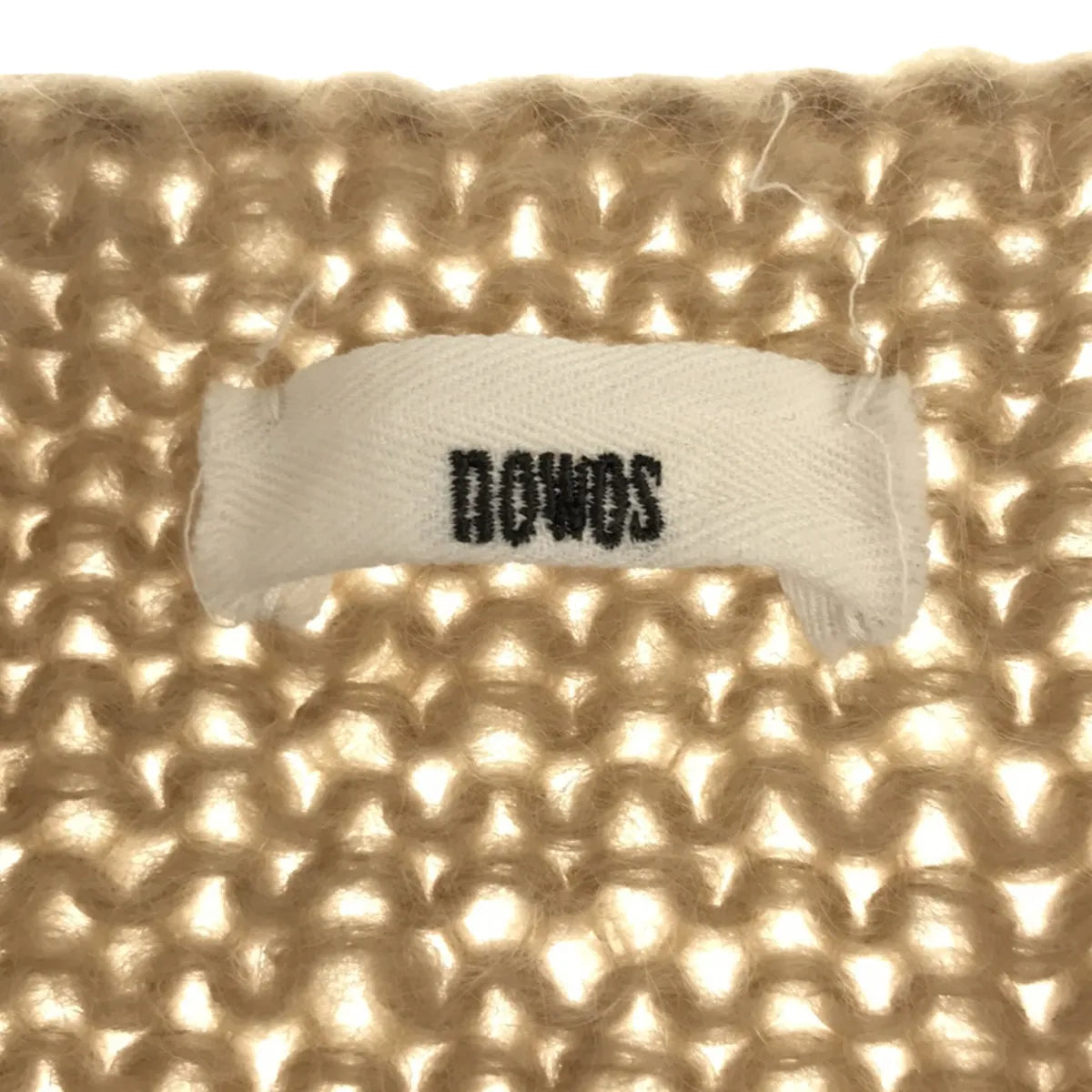 【美品】  NOWOS / ノーウォス | 2019AW | Mohair pullover knit ニット | F | ベージュ | レディース