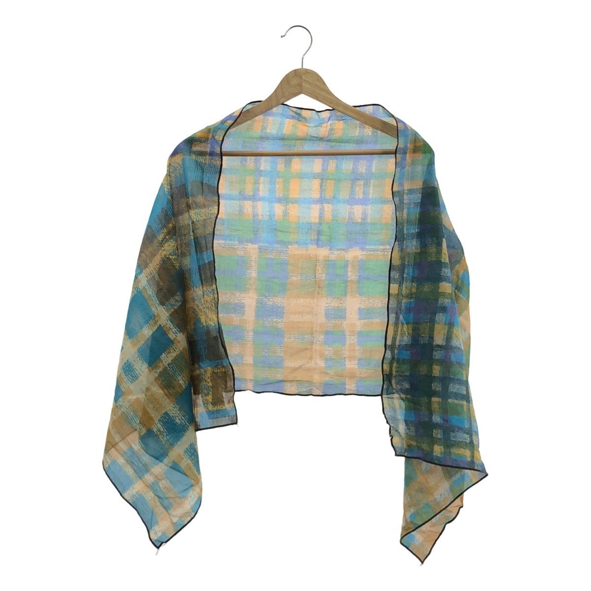 [狀況極佳] NICHOLAS DALEY | 大號棉質全印花披肩 | 多色