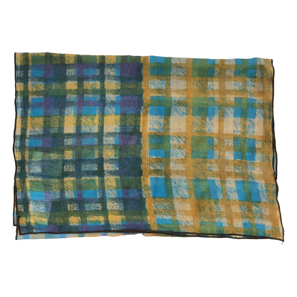 [狀況極佳] NICHOLAS DALEY | 大號棉質全印花披肩 | 多色