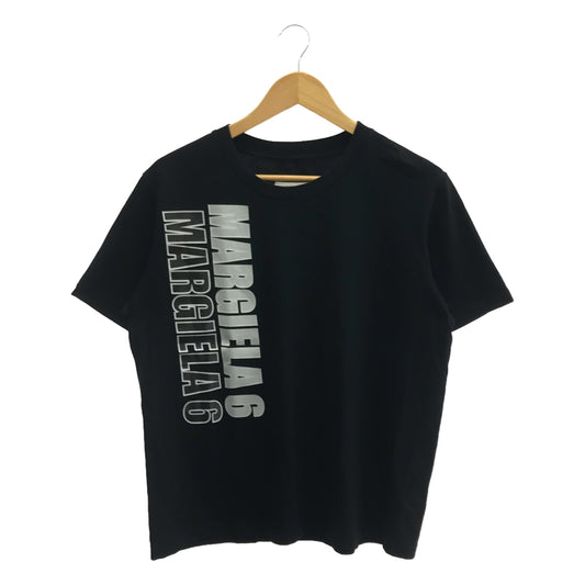 MM6 Maison Margiela / エムエムシックスメゾンマルジェラ | モトクロス ロゴ プリント Tシャツ | S | ブラック | レディース