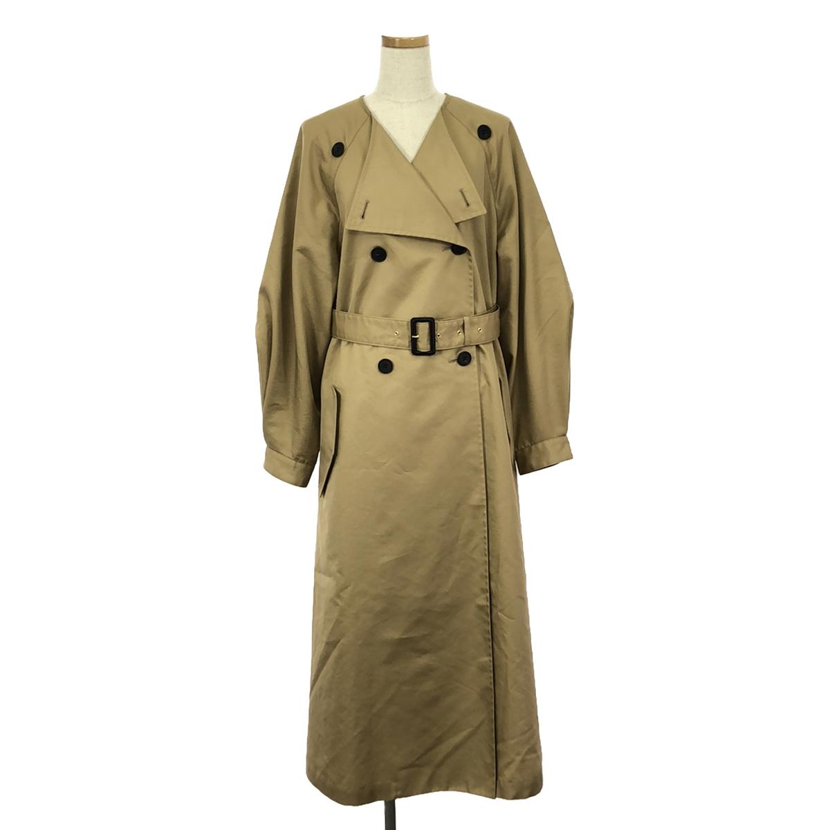 COLUMN / Column | No-collar design trench coat | 38 | Beige | Women's