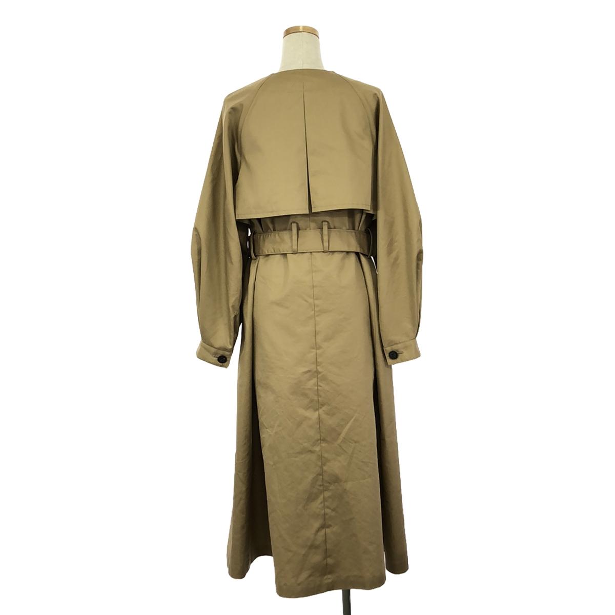 COLUMN / Column | No-collar design trench coat | 38 | Beige | Women's