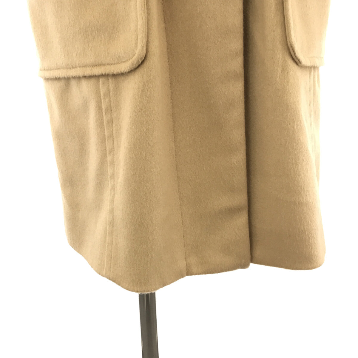 [Good Condition] Ron Herman | Cashmere No-Collar Duffle Coat | XS | Beige | Women's