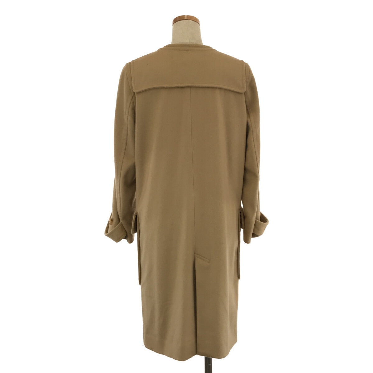 [Good Condition] Ron Herman | Cashmere No-Collar Duffle Coat | XS | Beige | Women's